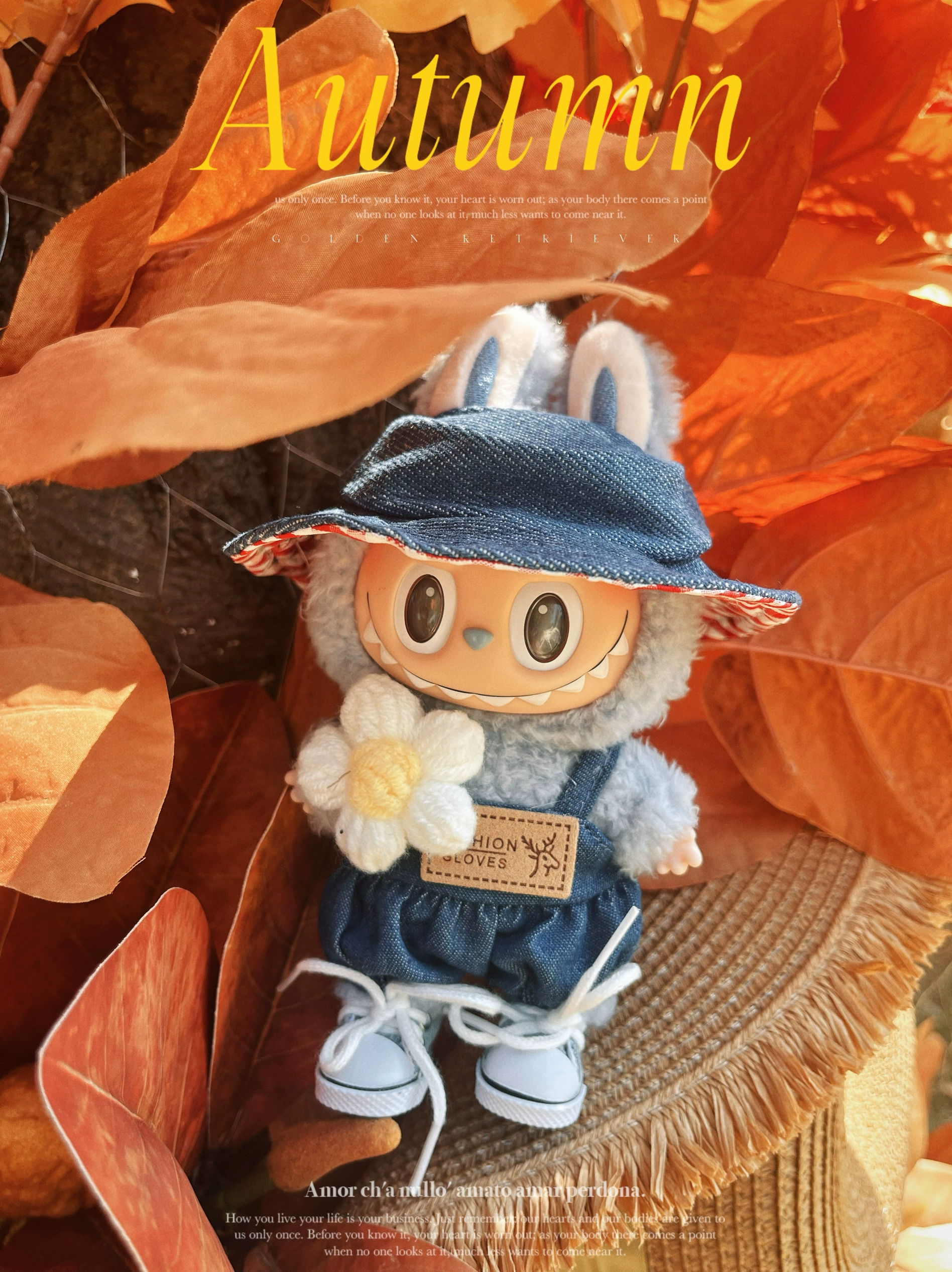 Labubu Clothes – Xiaochun Cowboy Overalls & Fisherman Hat Set | nekolulu 7 Labubu Clothes – Xiaochun Cowboy Overalls & Fisherman Hat Set | nekolulu - Image 7