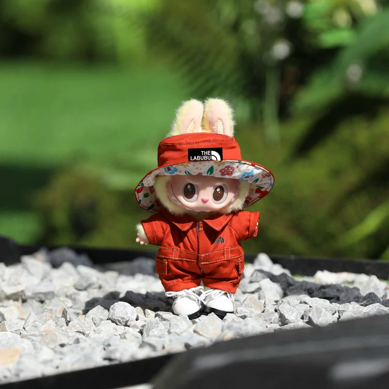 Labubu Clothes Set – Workwear Overalls & Bucket Hat | nekolulu 7 Labubu Clothes Set – Workwear Overalls & Bucket Hat | nekolulu - Image 7