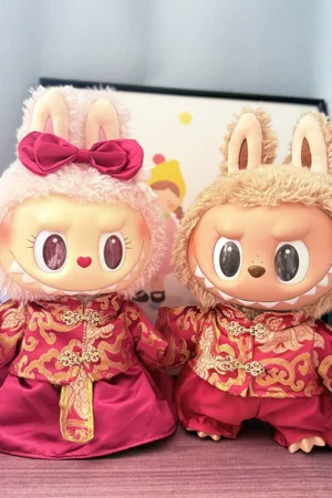 Labubu Clothes – Traditional Chinese Wedding Outfits | nekolulu