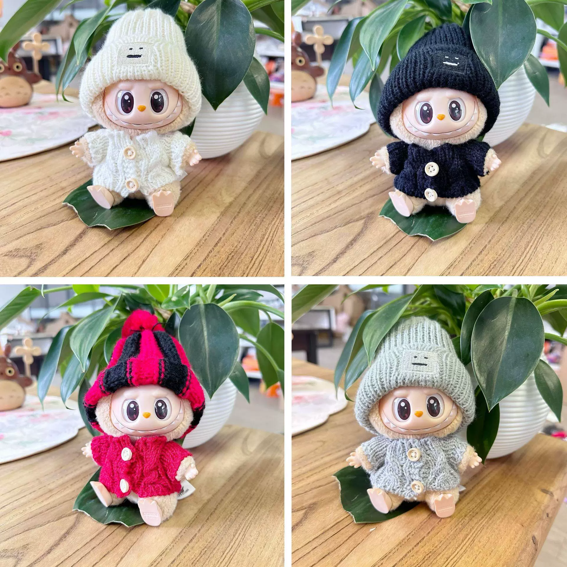 Labubu Clothes – Autumn & Winter Sweater Hat Set (13 Styles ) | nekolulu 1 Labubu Clothes – Autumn & Winter Sweater Hat Set (13 Styles ) | nekolulu