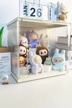 Labubu Display Box – Blind Box Storage Transparent Acrylic Cabinet (Multi-Accessory) | nekolulu