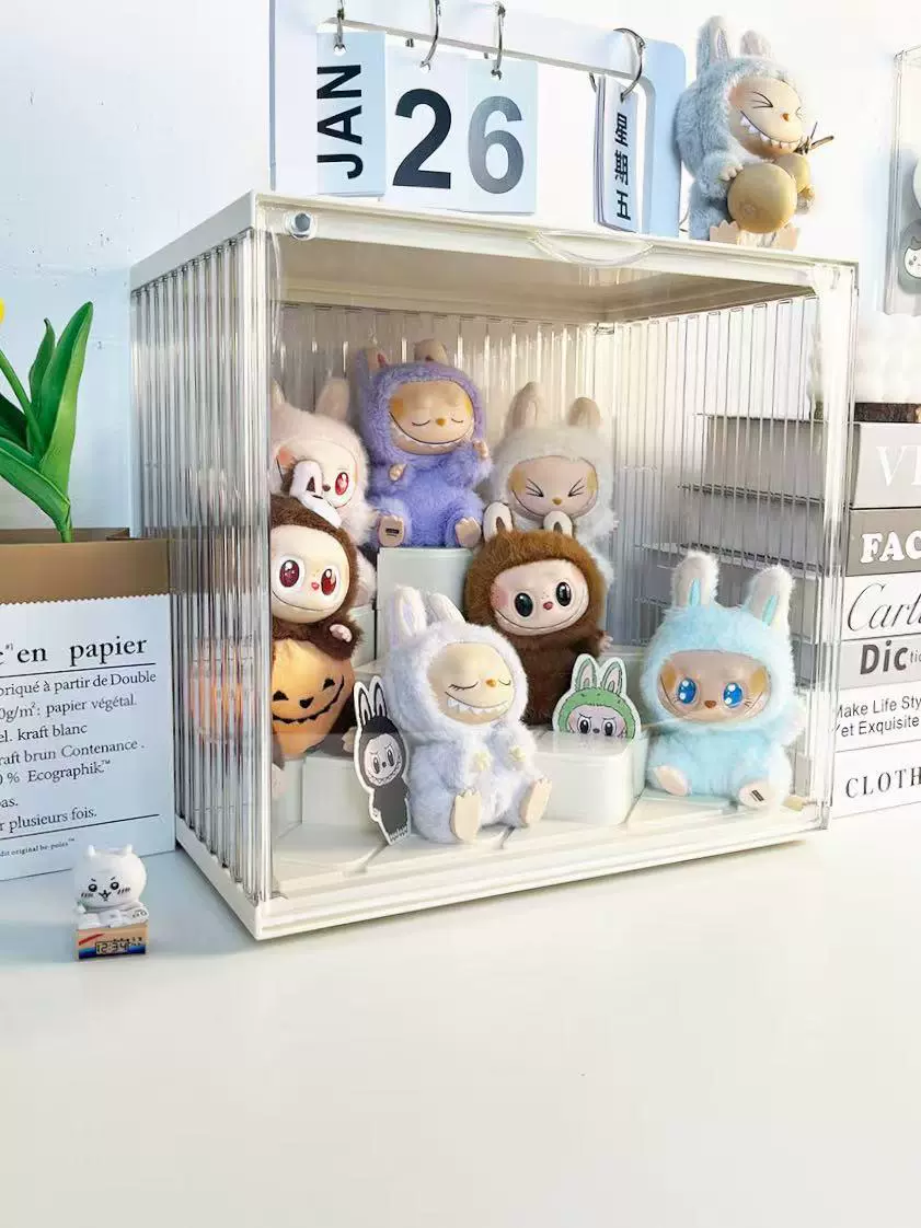 Labubu Display Box – Blind Box Storage Transparent Acrylic Cabinet (Multi-Accessory) | nekolulu 1 Labubu Display Box – Blind Box Storage Transparent Acrylic Cabinet (Multi-Accessory) | nekolulu