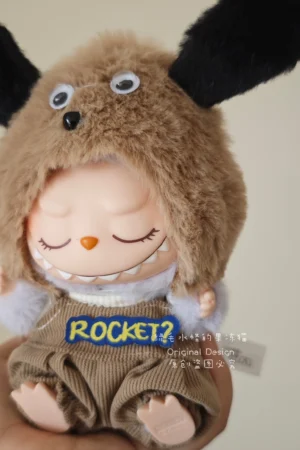 Labubu Clothes Set – Dog Overalls Outfit (Fits 1st, 2nd, 3rd Gen) | nekolulu