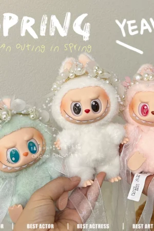 Labubu Accessories – Spring Pearl Ribbon Headbands | nekolulu