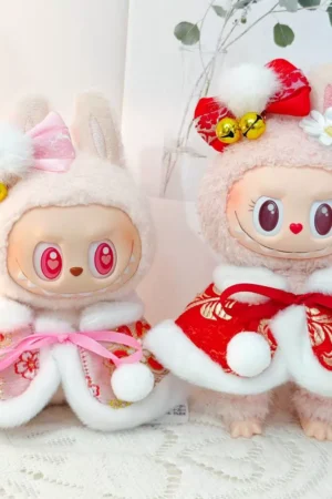 Labubu Clothes – Plush Cloak & Tang Suit | nekolulu