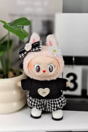 Labubu Clothes – Small Fragrant Style Sweater Set | nekolulu