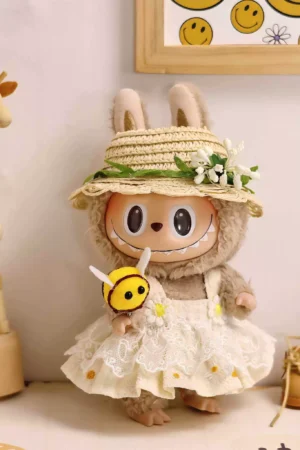 Labubu Clothes – Pastel Daisy Slot Set | nekolulu