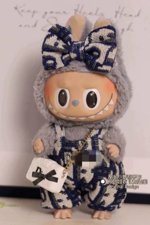 Labubu Clothes – Overalls with Chain Bag Design | nekolulu