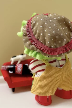 Labubu Clothes – Hamburger Outfit Set | nekolulu