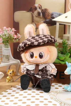 Labubu Clothes – Mocha Style Spring/Autumn Set | nekolulu