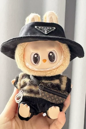 LABUBU Clothes – Cool Striped Four-Piece Suit | nekolulu