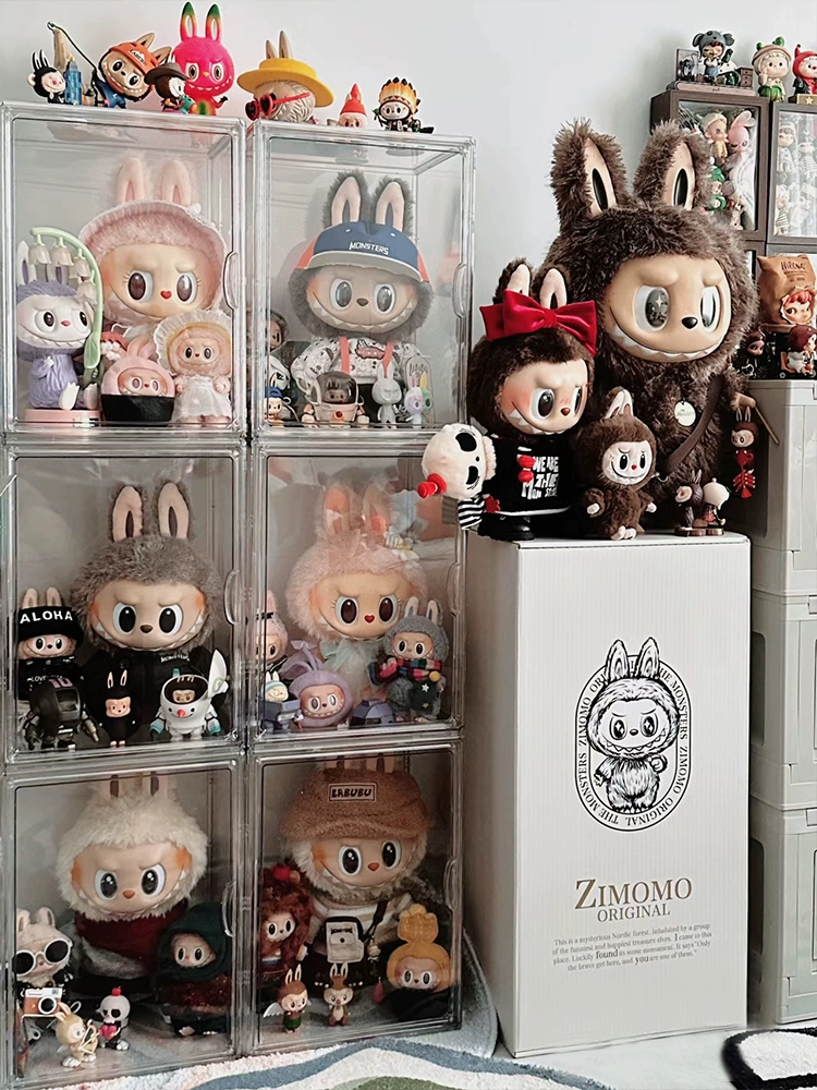 Labubu Display Box – Transparent Figure Display Cabinet & Storage Box (Multi-Layer) | nekolulu 1 Labubu Display Box – Transparent Figure Display Cabinet & Storage Box (Multi-Layer) | nekolulu