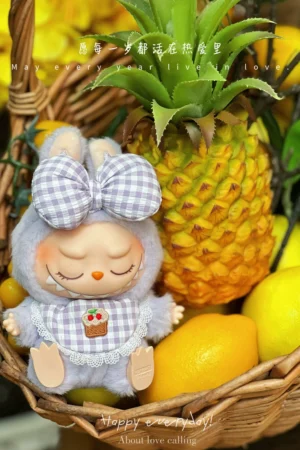 Labubu Clothes – Handmade Cute Bow Bib | nekolulu