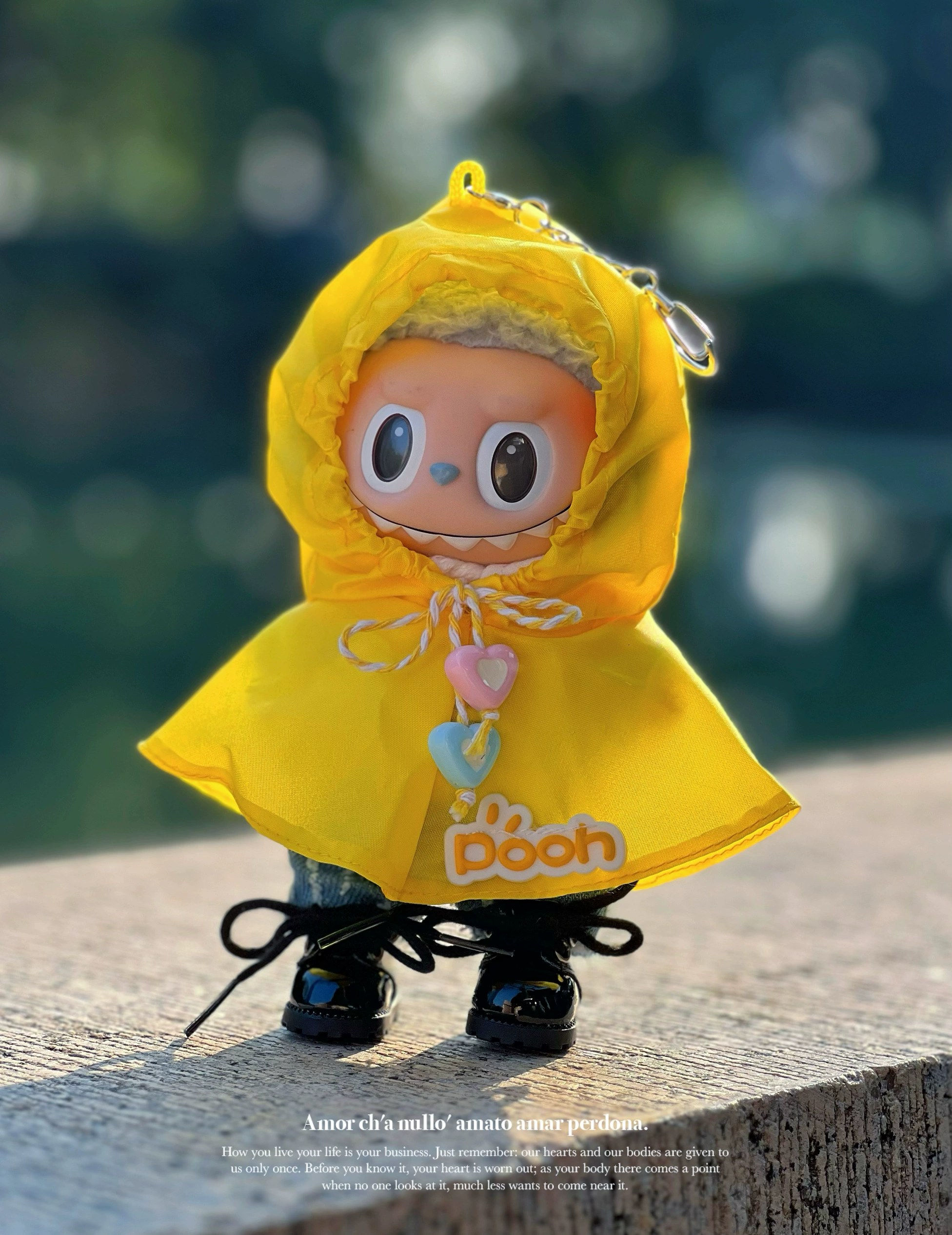 Labubu Clothes – Cute Yellow Raincoat | nekolulu 8 Labubu Clothes – Cute Yellow Raincoat | nekolulu