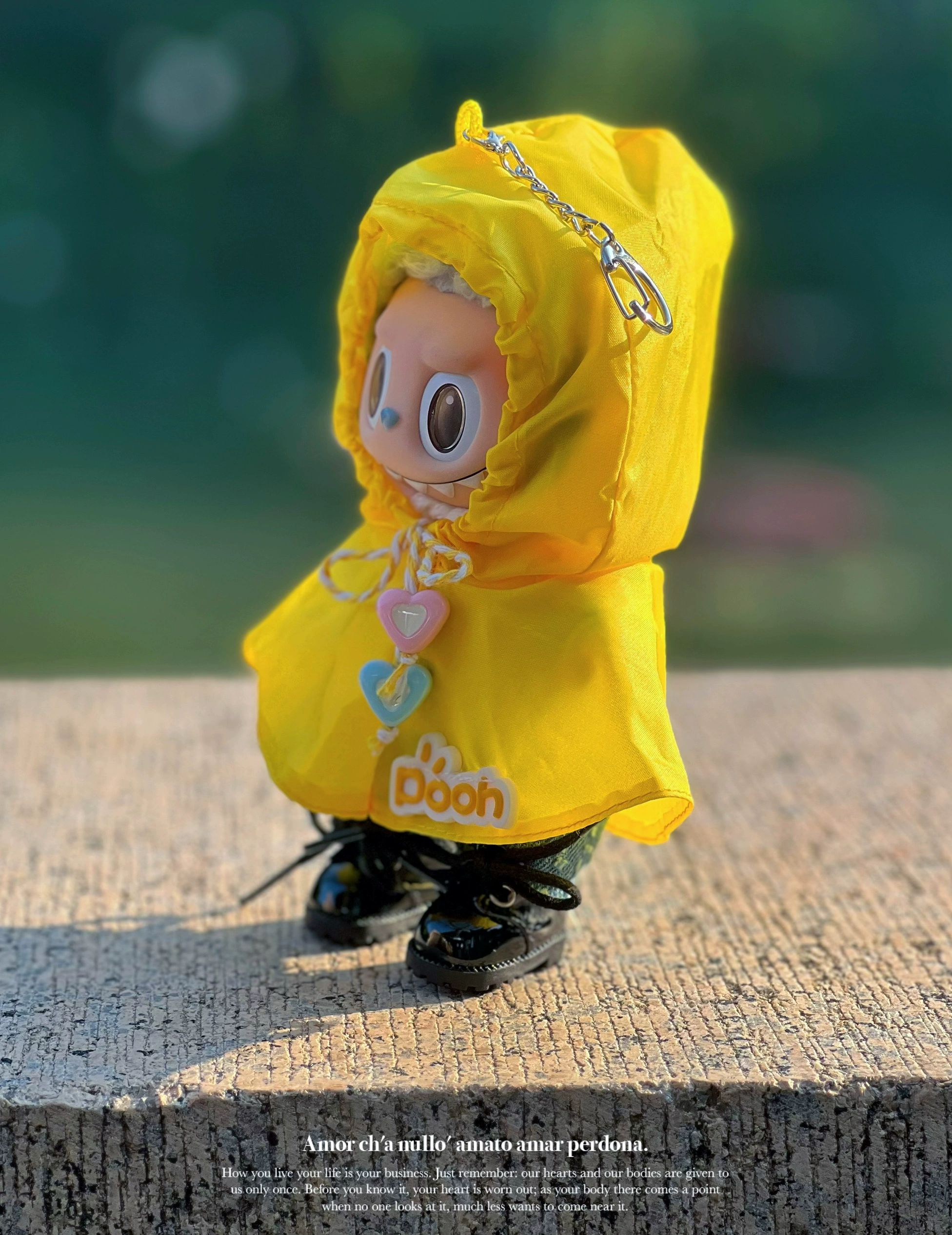 Labubu Clothes – Cute Yellow Raincoat | nekolulu 9 Labubu Clothes – Cute Yellow Raincoat | nekolulu