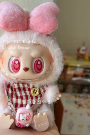 Labubu Clothes Set – Triangle Scarf & Shoulder Bag | nekolulu