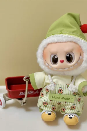 Labubu Clothes – Handmade Avocado Set | nekolulu