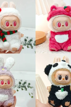Labubu Clothes Set – Handmade Fluffy Animal Outfits (Multi-Style) | nekolulu
