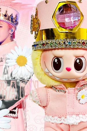 Labubu Clothes Set – GD Style Pink Jacket Crown & Shoes | nekolulu