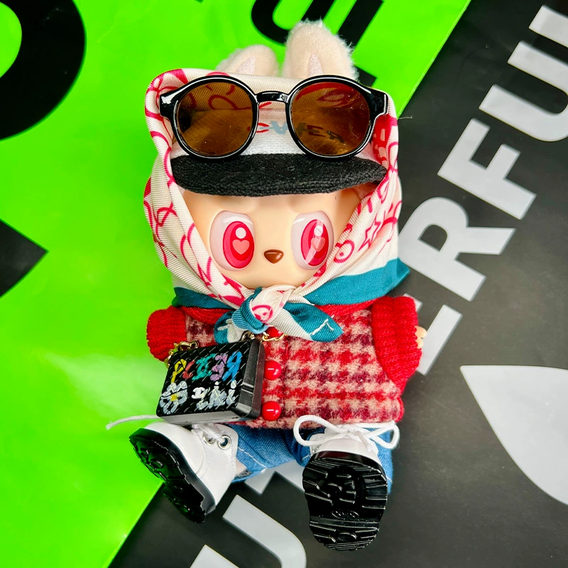 Labubu Clothes Set – GD Style Plaid Top Shorts & Accessories | nekolulu 2 Labubu Clothes Set – GD Style Plaid Top Shorts & Accessories | nekolulu - Image 2