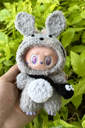 Labubu Clothes – Handmade Totoro-Inspired Outfit Set | nekolulu
