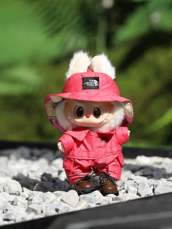 Labubu Clothes Set – Workwear Overalls & Bucket Hat | nekolulu 4 Labubu Clothes Set – Workwear Overalls & Bucket Hat | nekolulu - Image 4