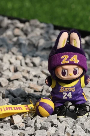 Labubu Clothes – Basketball Jersey Suit (Purple 24) | nekolulu