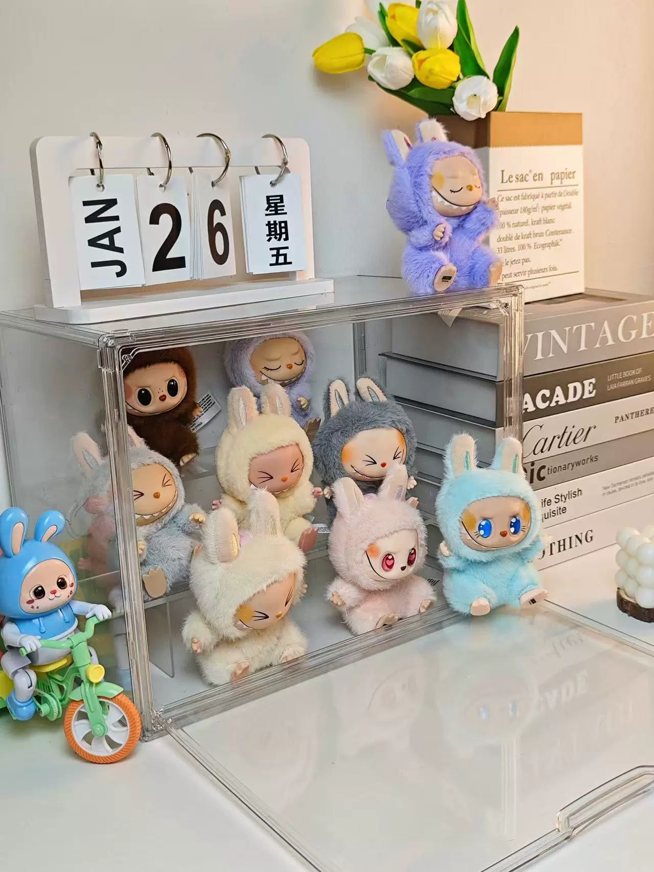 Labubu Display Box – Sitting Party Transparent Hanging Protective Cover (Multi-Layer) | nekolulu 4 Labubu Display Box – Sitting Party Transparent Hanging Protective Cover (Multi-Layer) | nekolulu - Image 4