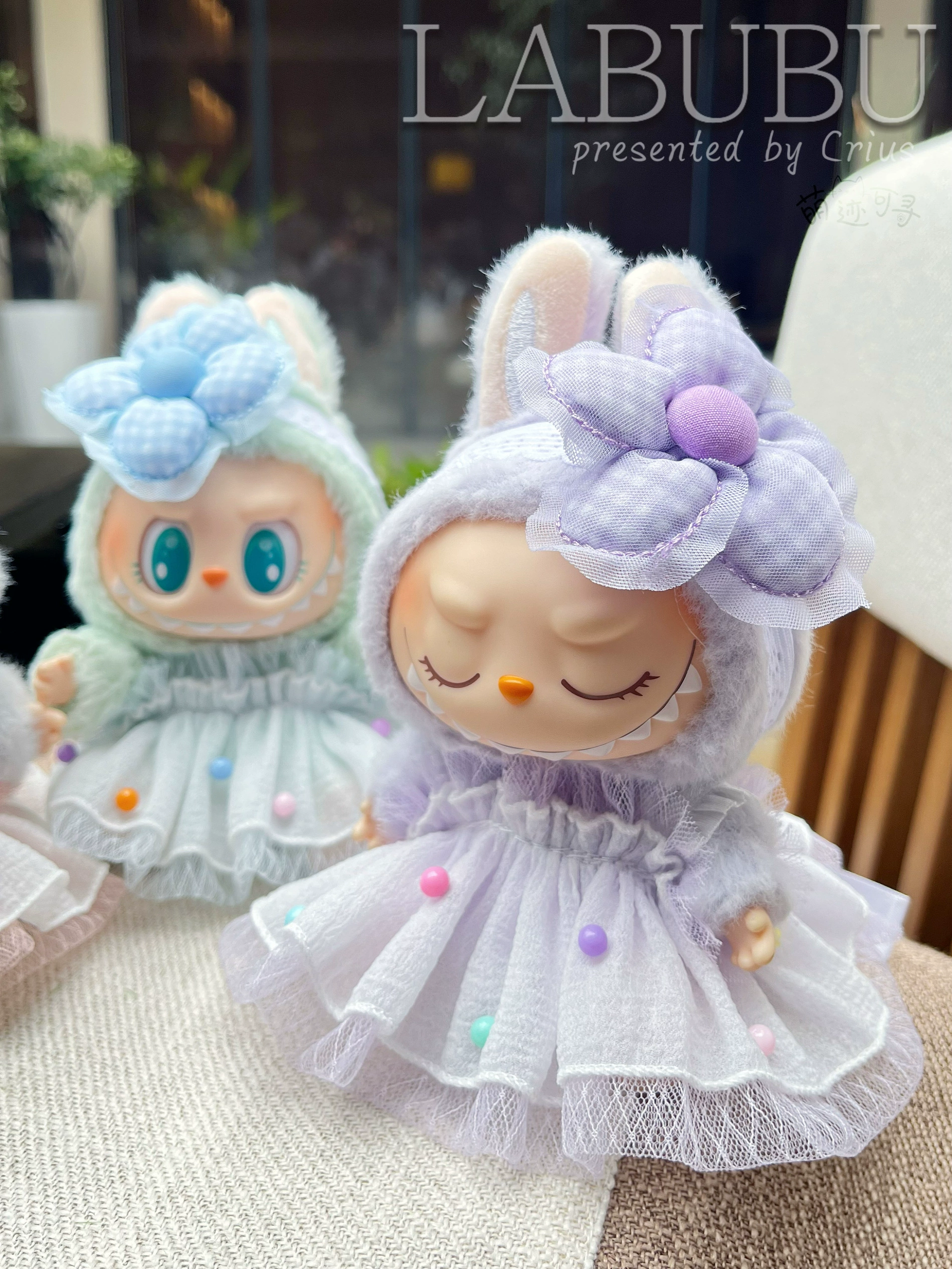 Labubu Clothes – Handmade Beaded Puffy Skirt Set | nekolulu 1 Labubu Clothes – Handmade Beaded Puffy Skirt Set | nekolulu