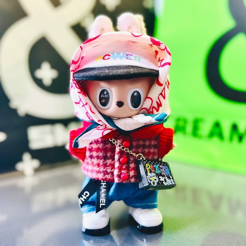 Labubu Clothes Set – GD Style Plaid Top Shorts & Accessories | nekolulu 3 Labubu Clothes Set – GD Style Plaid Top Shorts & Accessories | nekolulu - Image 3