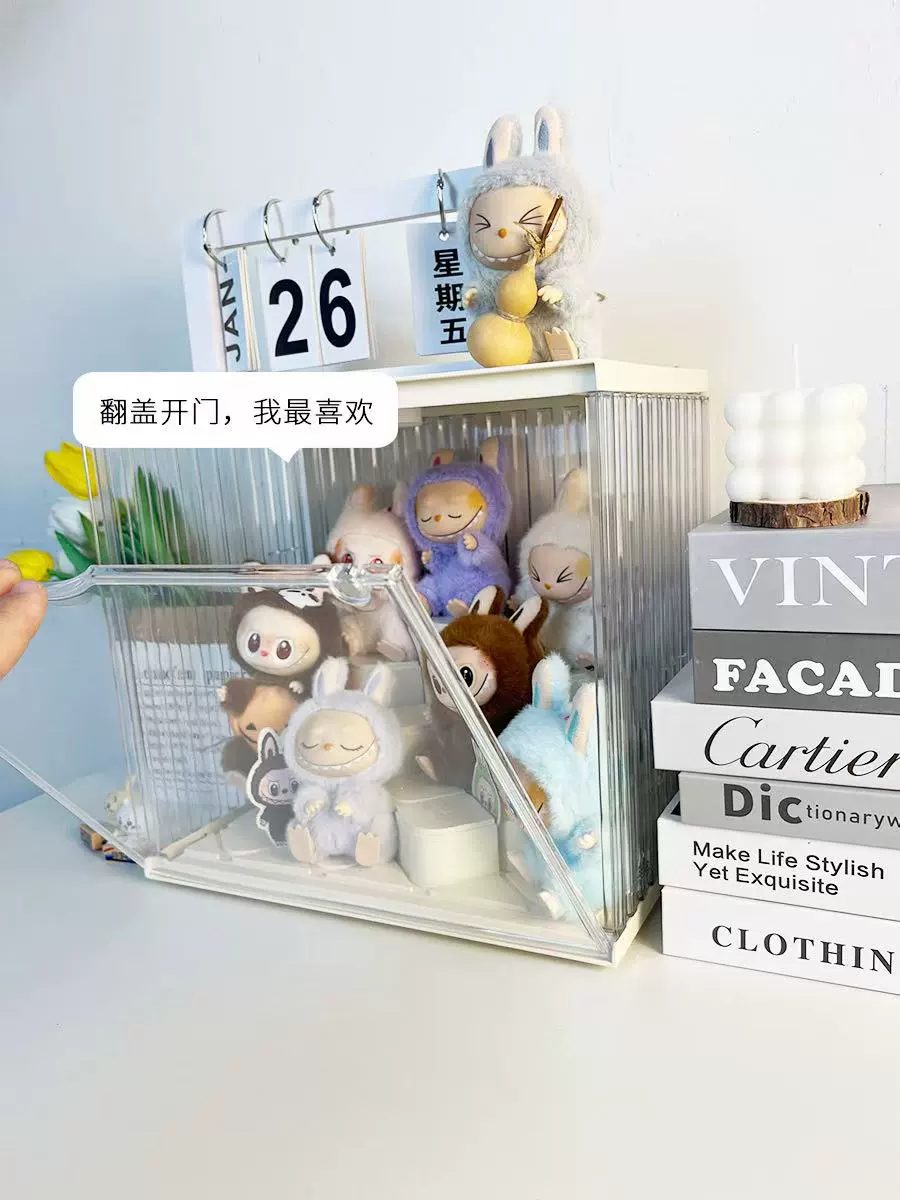 Labubu Display Box – Blind Box Storage Transparent Acrylic Cabinet (Multi-Accessory) | nekolulu 2 Labubu Display Box – Blind Box Storage Transparent Acrylic Cabinet (Multi-Accessory) | nekolulu - Image 2