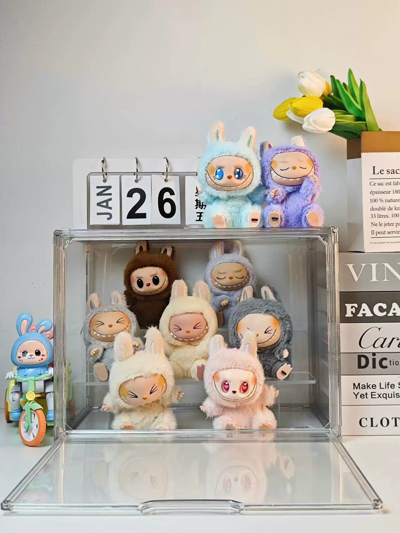 Labubu Display Box – Sitting Party Transparent Hanging Protective Cover (Multi-Layer) | nekolulu 2 Labubu Display Box – Sitting Party Transparent Hanging Protective Cover (Multi-Layer) | nekolulu - Image 2