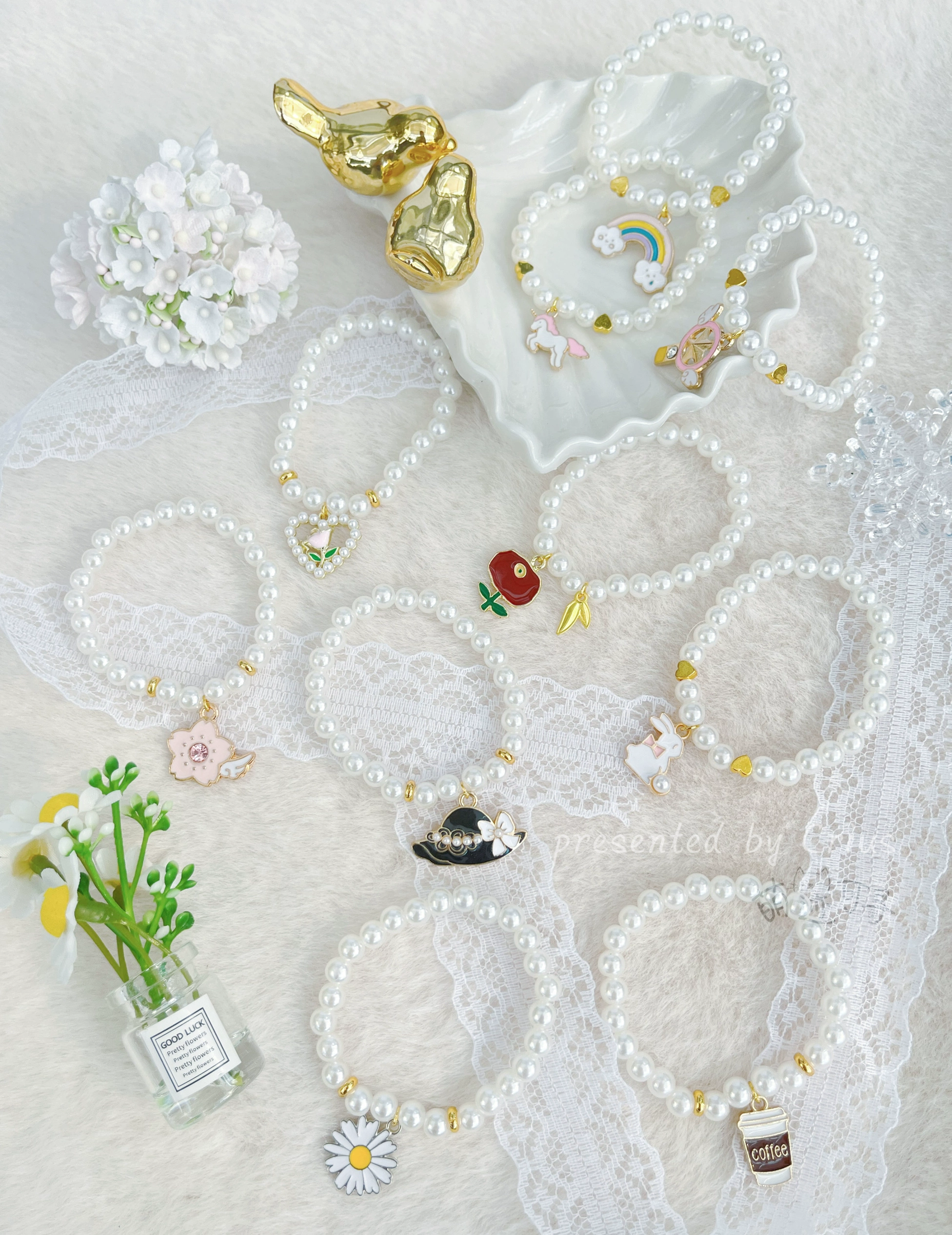 Labubu Accessories – Handmade Beaded Pearl Necklaces Brooches | nekolulu 6 Labubu Accessories – Handmade Beaded Pearl Necklaces Brooches | nekolulu