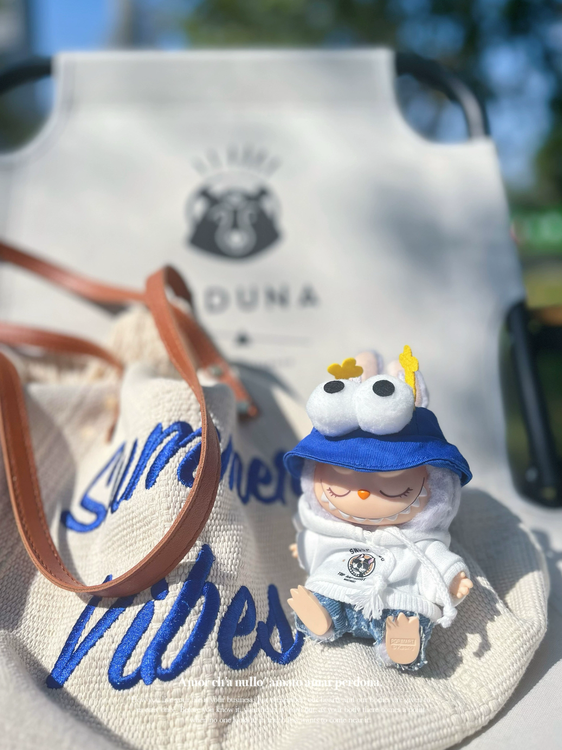 Labubu Clothes Set – Sweatshirt and Denim Shorts Outfit | nekolulu 2 Labubu Clothes Set – Sweatshirt and Denim Shorts Outfit | nekolulu - Image 2