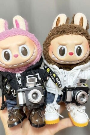 Labubu Clothing, Camera & Shoes - DIY Zipper Hoodie Set | nekolulu