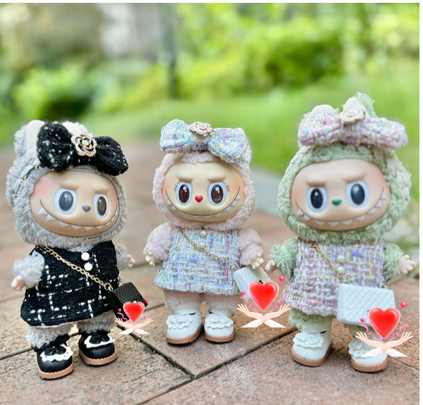 Labubu Clothes - Plush Doll Handmade Dress Set | nekolulu 2 Labubu Clothes - Plush Doll Handmade Dress Set | nekolulu - Image 2