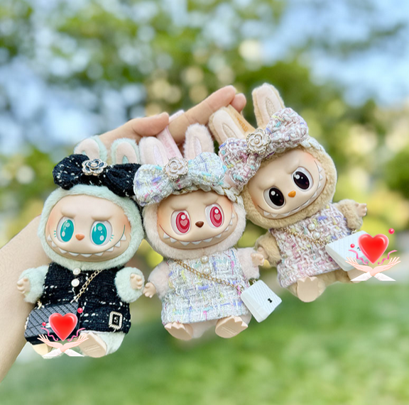 Labubu Clothes - Plush Doll Handmade Dress Set | nekolulu 5 Labubu Clothes - Plush Doll Handmade Dress Set | nekolulu - Image 5