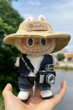 Labubu Summer Clothes Camera Shoes Set - Doll Clothes (No Doll) | nekolulu