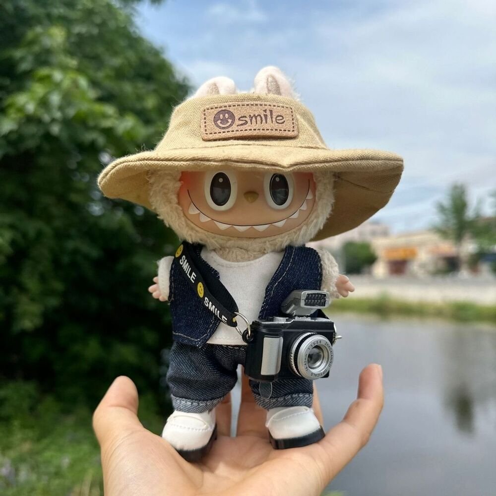 Labubu Summer Clothes Camera Shoes Set - Doll Clothes (No Doll) | nekolulu 10 Labubu Summer Clothes Camera Shoes Set - Doll Clothes (No Doll) | nekolulu - Image 10