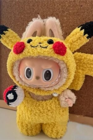 Labubu Clothes - Pikachu Outfit Set | nekolulu