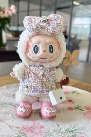 Labubu Clothes - Tweed Jacket Set with Bag & Shoes | nekolulu