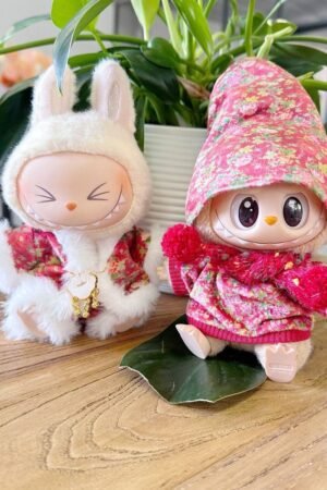 Labubu Doll Clothes Set - Handmade Plush Outfits (A & B Styles) | nekolulu