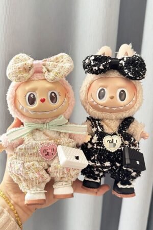 Labubu Clothes Set - Noble Jumpsuit Shoes Bag (15/17CM) | nekolulu