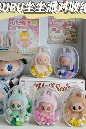 Labubu Clothes Set - Handmade Plush Doll Outfits (Black, Transparent, White) | nekolulu