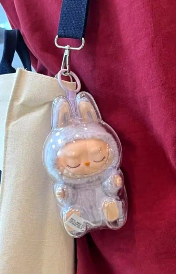 Labubu Clothes Set – Green Furry Bunny Case | nekolulu 2 Labubu Clothes Set – Green Furry Bunny Case | nekolulu - Image 2