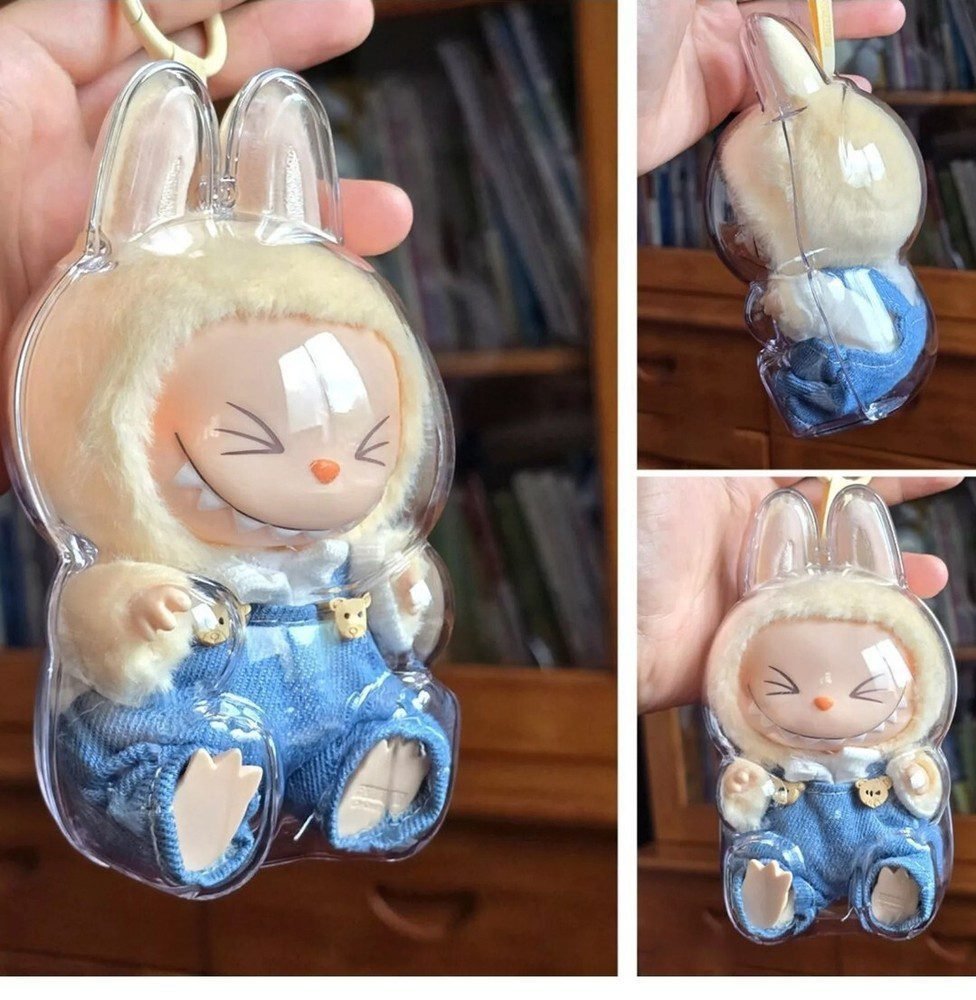 Labubu Clothes Set – Green Furry Bunny Case | nekolulu 8 Labubu Clothes Set – Green Furry Bunny Case | nekolulu - Image 8