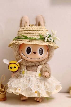 Labubu Doll Clothes Set - Blue/Pink Handmade Plush (No Doll) | nekolulu