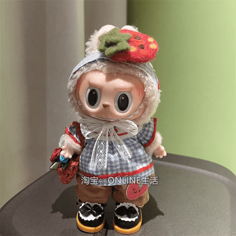 Labubu Clothes Set – Handmade Plush Doll Outfits (Apple Bear/Princess Skirt) | nekolulu 3 Labubu Clothes Set – Handmade Plush Doll Outfits (Apple Bear/Princess Skirt) | nekolulu - Image 3