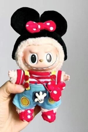 Labubu Clothes Set – Minnie Mouse Inspired Outfit | nekolulu