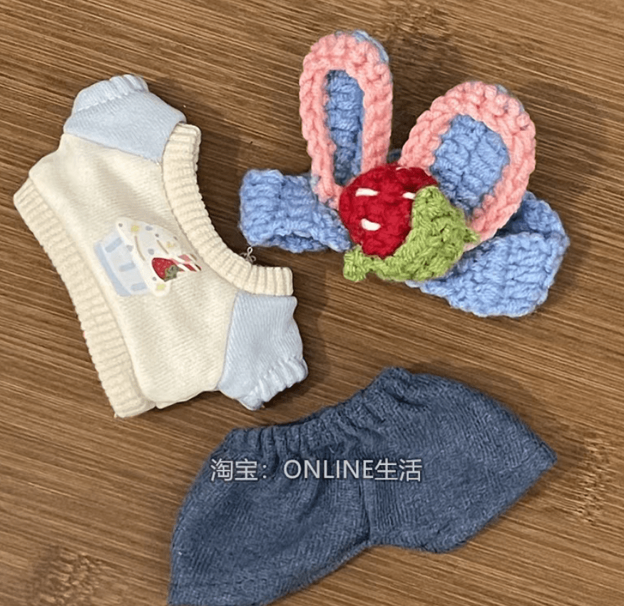 Labubu Clothes Set – Handmade Plush Doll Outfits (Apple Bear/Princess Skirt) | nekolulu 14 Labubu Clothes Set – Handmade Plush Doll Outfits (Apple Bear/Princess Skirt) | nekolulu - Image 14